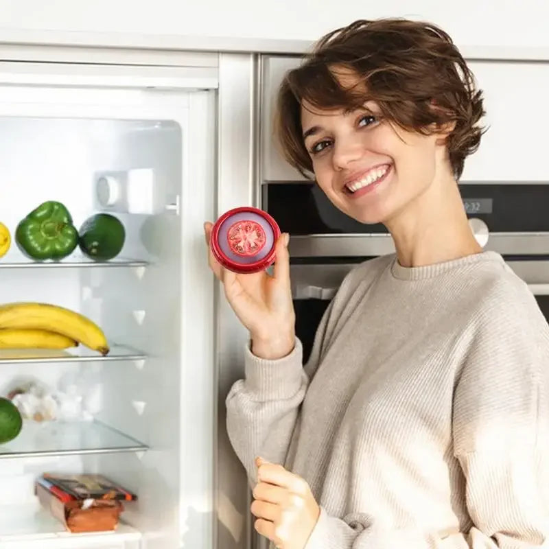 KamKel FreshPod Silicone Food Savers – Ideal for Avocados, Tomatoes, Garlic, Onions