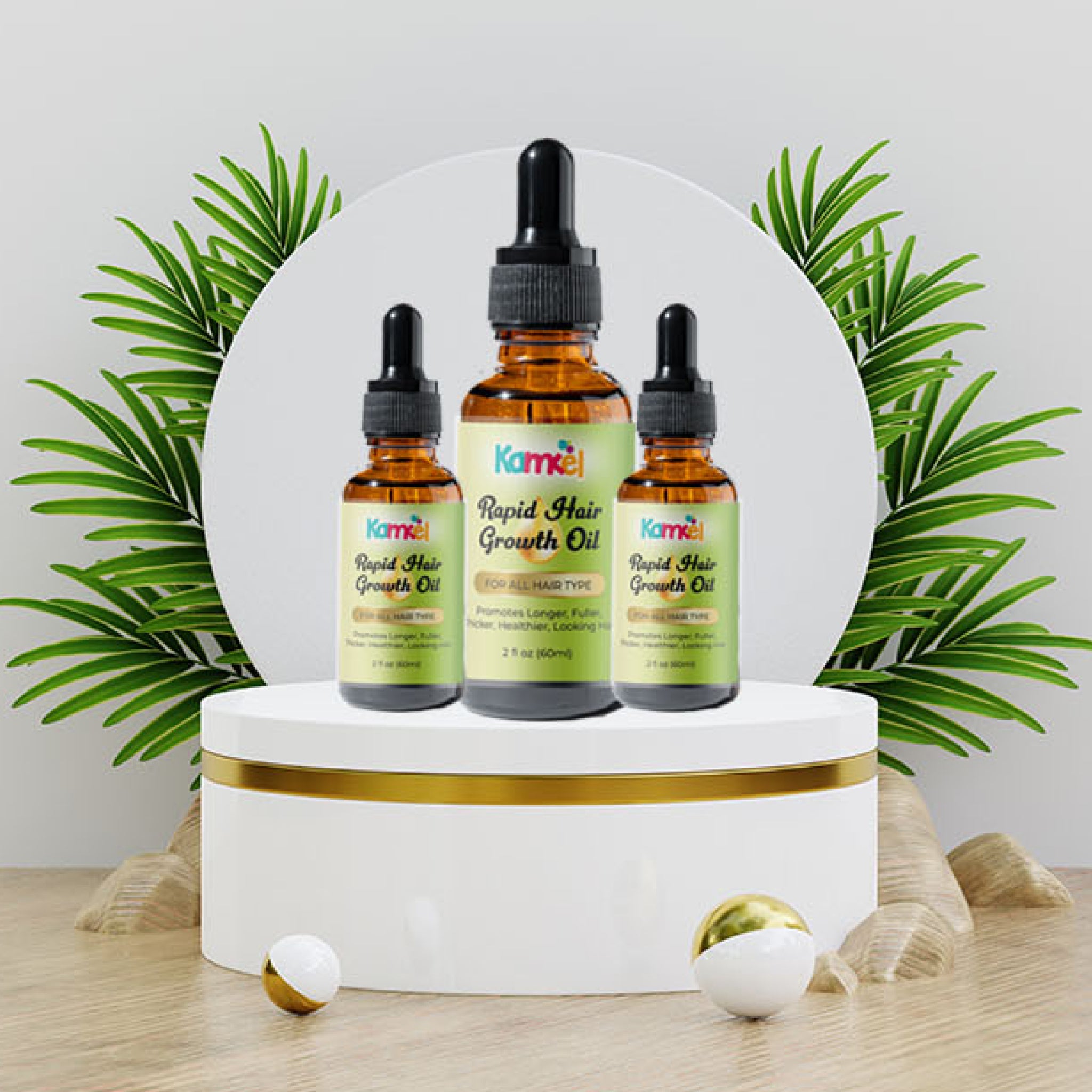 Rapid Hair Growth Oil 3x Bundle